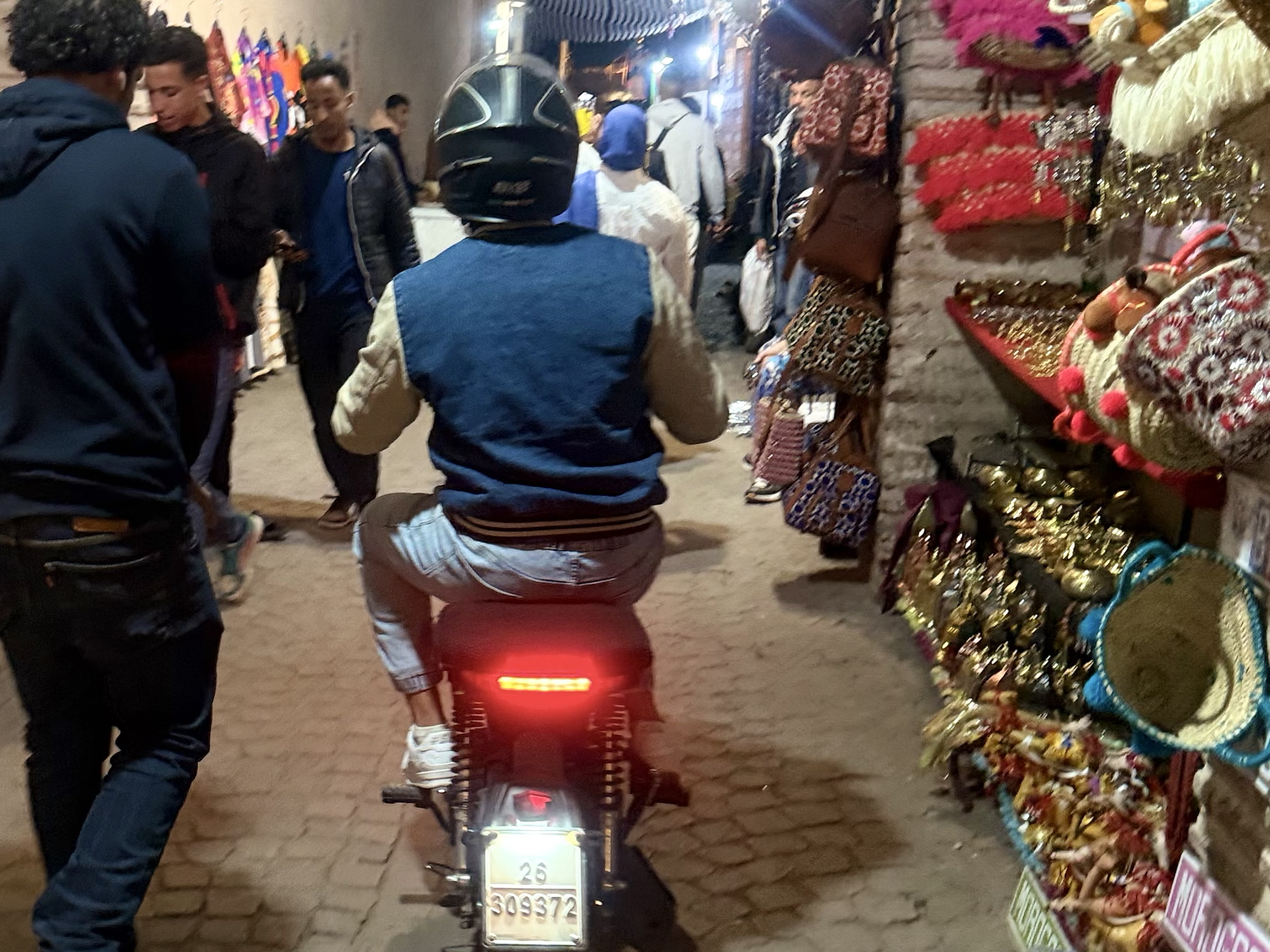 Motorbike in the medina 