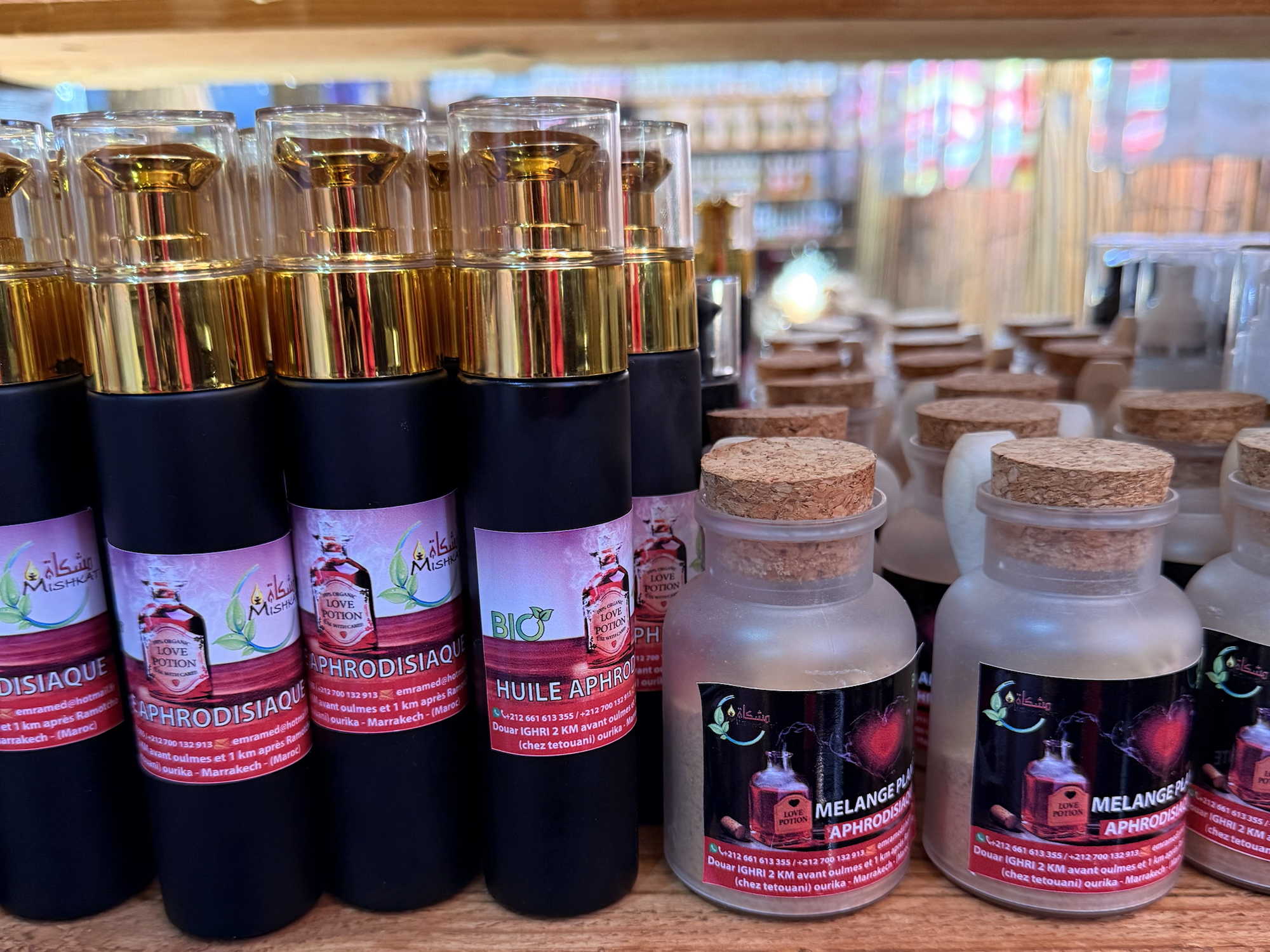 Aphrodisiac souvenir at Berber corporative 