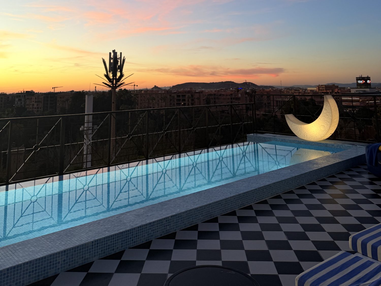 2 Ciels Hotel rooftop Pool Marrakech